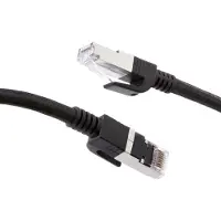 Force Power Lite , Ethernetkabel RJ45 - CAT8 S/FTP - Mannelijk/Mannelijk - 10m, Zwart