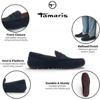 Tamaris Mocassins donkerblauw