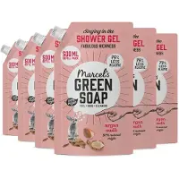 Marcel's Green Soap Douchegel Navulling - Argan & Oudh - 6 x 500ml
