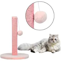 Lean Cat Scratcher Krabpaal Toren Roze 40 Cm X 30 Cm