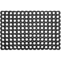 Maan Rubberen deurmat 50x80cm, 16mm dik, open structuur