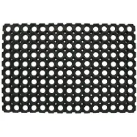 Perfect Home Antislip rubberen deurmat 40x80 cm - Honingraat Patroon