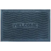 Epewex Zwarte rubberen deurmat 40x60 cm - Welkom
