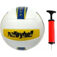 Midex Witte Beachvolleybalset met Pomp - Diameter 20 cm