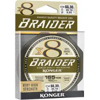 Konger Braider X8 Vislijn 0.12mm 150m Groen