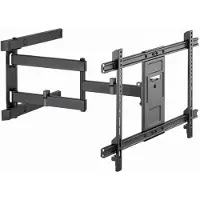 Gembird Full-Motion TV Wandbeugel 37–80 Inch – Kantel- en Draaibaar, VESA Compatibel 200x200–600x400, Zwart, Inclusief Installatiekit