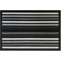 Nestor Grijze Rubberen Deurmat 40x60 cm - Antislip Buitenmat