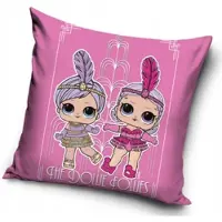 Carbotex LOL Surprise Kussenhoes 40x40 cm - Zacht Welwet, Decoratief & Comfortabel
