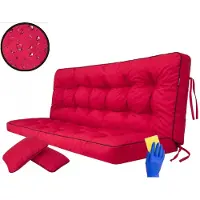 PillowPrim Waterdichte kussens 120x105cm voor loungebank, inclusief extra kussens