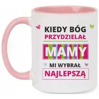 Alfa Moederdag Mok - Wit/Roze - Cadeau voor Mama