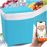 Kamai Tropic 25L Koelbox - Turkoois, ideaal voor picknicks en reizen