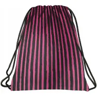 BackUp Derform Sporttas 45x35 cm - Roze Zwarte Strepen
