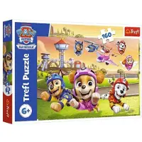 Trefl puzzel PAW Patrol - 160 stukjes - kleurrijke legpuzzel voor kinderen.