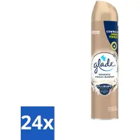 Glade – Luchtverfrisser Spray – Romantic Vanilla Blossom – 300 ml - Voordeelverpakking - 24 stuks