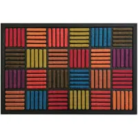 Oxide Kleurrijke Rubberen Deurmat 40x60 cm - Antislip & Duurzaam