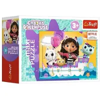 Trefl Puzzel 20 miniMaxi Kleurrijke dag Gabby 4 - Puzzel met 20 stukken