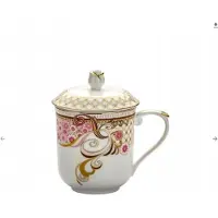 Marco polo Porseleinen Theemok met Zeef en Deksel - 450ml