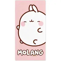 Sakami Merchandise Molang Towel Pink 35 x 75 cm