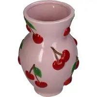 HD Collection Vase Cherry Dolomite Pink 14.3x14.3x21.8cm
