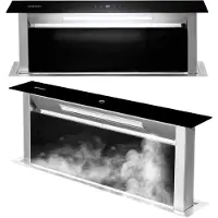 Berdsen BT-290 – Downdraft Afzuigkap – 90 cm – Zwart & Inox