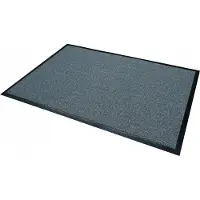 Kontrast Grijze Deurmat Textiel/PVC 60x90 cm - Binnen & Buiten