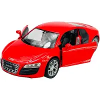 Welly Audi R8 Coupe V10 Metaal Modelauto 1:34 Rood