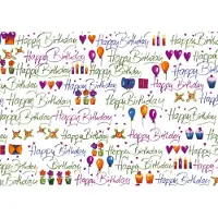 Susy Card Cadeaupapier op rol 'Wensen'