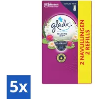 Glade – Touch & Fresh Navulling – Relaxing Zen – 10 ml - Bulkverpakking - 5 stuks