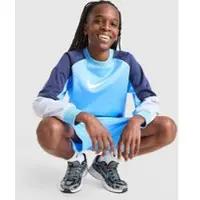 Nike Poly Crew Sweatshirt/Shorts Set Junior, blauw