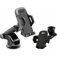 Webski Universele autotelefoonhouder 2-in-1 voor glas/dashboard
