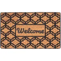 Esschert Design Welcome Deurmat Buiten 77x46,8 cm - Rubber & Kokosvezel