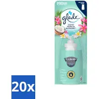 Glade – Sense & Spray Navulling – Exotic Tropical Blossoms – 18 ml - Bulkverpakking - 20 stuks