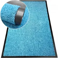Nestor Absorberende Deurmat Blauw 60x80 cm - Antislip & Duurzaam
