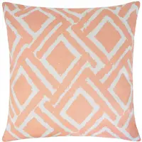 Domarex Katoenen Sierkussenhoes 45x45cm - Geometrisch Roze