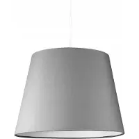 Ledigo Grijze Hanglamp met Grote Lampenkap - Modern Design