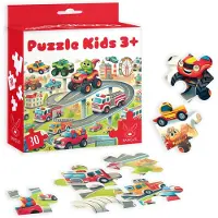 Kangur Puzzle Kids 3+ Auto's - Puzzel met 30 elementen