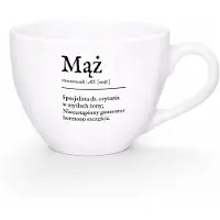 Nadwyraz.com Mannen mok wit met oor 500 ml - Perfect cadeau