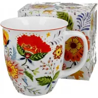 Duo Grote Porseleinen Mok "Nadia" 550ml - Stijlvol en Duurzaam