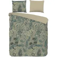 Good Morning Dekbedovertrek Katoen Renforcé Silve - green 200x200/220cm