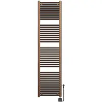 Wiesbaden Elara Elektrische Radiator 181,7x45cm Smart WiFi - Geborsteld Brons Koper PVD - Staal - Verwarming, Radiatoren, Handdoekradiatoren - 8721214111413