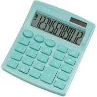 Citizen Zakrekenmachines, SDC-812NR Bureaucalculator Turquoise Display (cijfers): 12 Werkt op batterijen, werkt op (Batterijen)