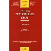 Lgdj Histoire du vocabulaire fiscal