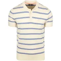 NZA poloshirt strepen creme