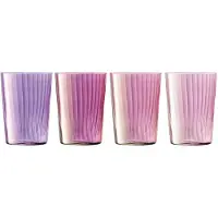 LSA International Tumbler L.S.A. Gems Glas Rood 560 ml (4-Delig)