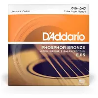 D'Addario EJ15-3D 3-Pack Western Snaren (10-47)