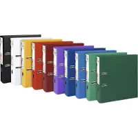 Exacompta Ordner Prem'Touch pour ft A4+,rug van 8 cm, geassorteerde office kleuren - 10 stuks