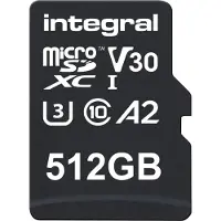 Integral Micro-SDXC V30 100/80mb 512Gb