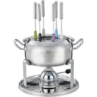 Rösle Fondueset met Gasbrander Zilver