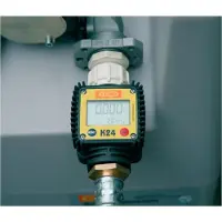 Cemo Digitale debietmeter K24 voor mobiel tankstation DT-Mobil Easy 200l, telcapaciteit 40 l/min, kunststof, zwartgeel