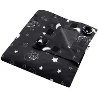 Tommee tippee Sleeptight draagbaar verduisteringsgordijn met zuignapjes, verstelbaar en lichtgewicht, groot, 130 x 198 cm